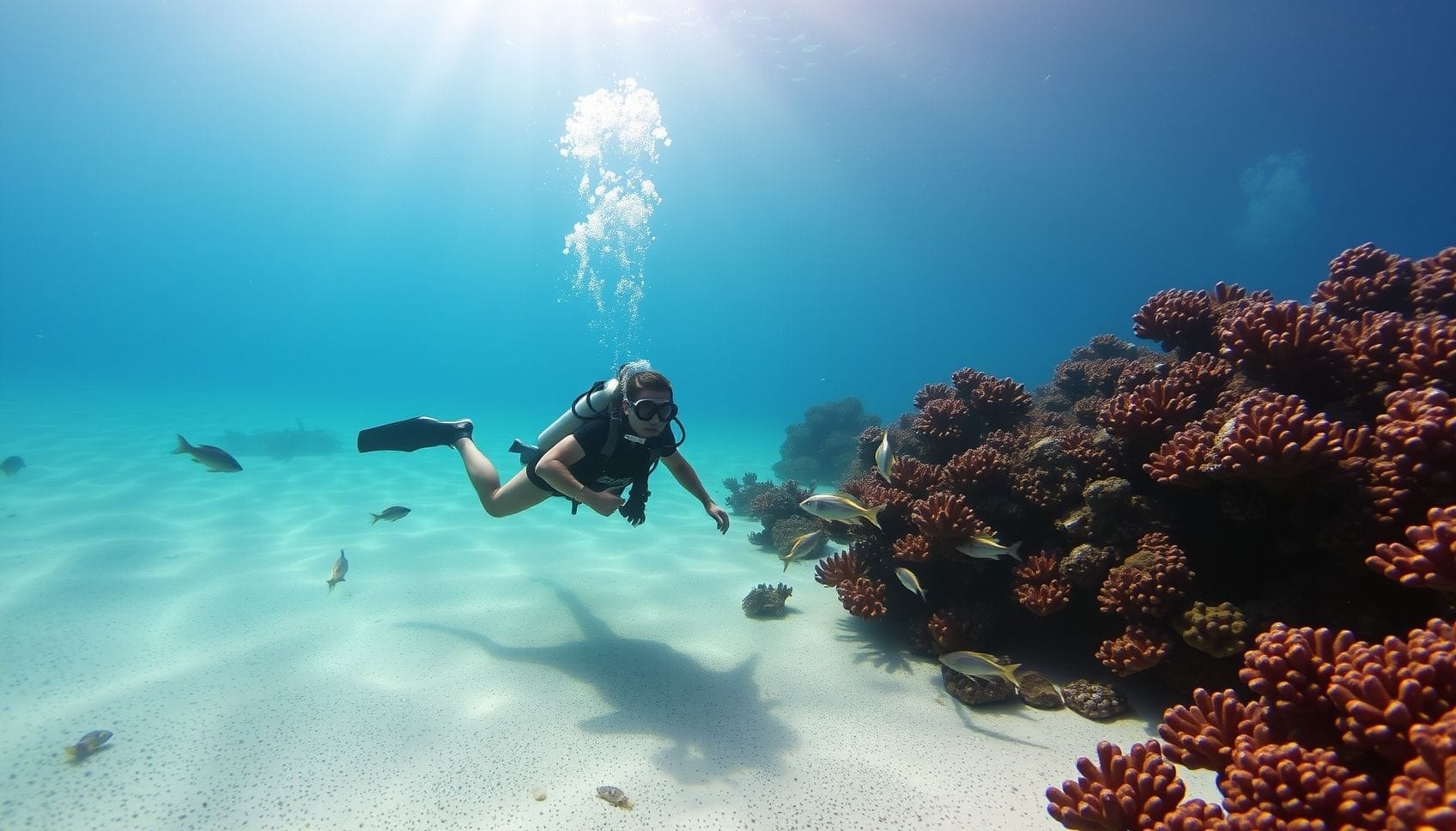 {"prompt":"diver_in_sea,_far,_small_fishes,_coral_reef,_underwater,_natural_lighting,_wide_angle_composition,_vibrant_colors,_realistic_textures,_high_detail,_dynamic_pose,_shallow_depth_of_field,_bluish_green_water,_sunbeams_through_surface,_soft_shadows_on_reef,_fine_grained_sand_bottom","originalPrompt":"diver_in_sea,_far,_small_fishes,_coral_reef,_underwater,_natural_lighting,_wide_angle_composition,_vibrant_colors,_realistic_textures,_high_detail,_dynamic_pose,_shallow_depth_of_field,_bluish_green_water,_sunbeams_through_surface,_soft_shadows_on_reef,_fine_grained_sand_bottom","width":1698,"height":964,"seed":35645,"model":"flux","enhance":false,"nologo":true,"negative_prompt":"worst quality, blurry","nofeed":false,"safe":false,"isMature":false,"isChild":false}